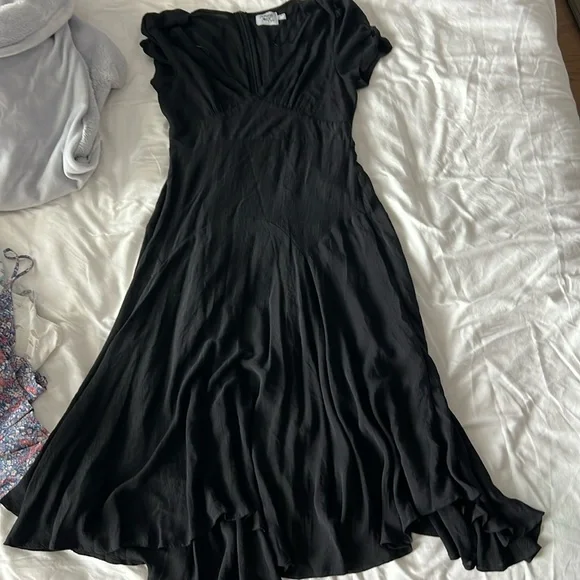 strapless open back dress Nourish Maxi Dress | Black | Womens main image 0